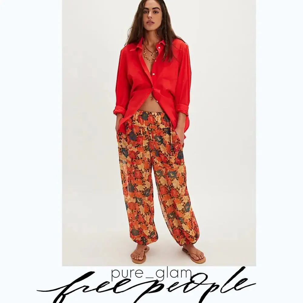 Free People floral pants